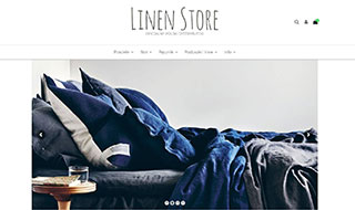Mateusz Pośpiech, linen strore shop website